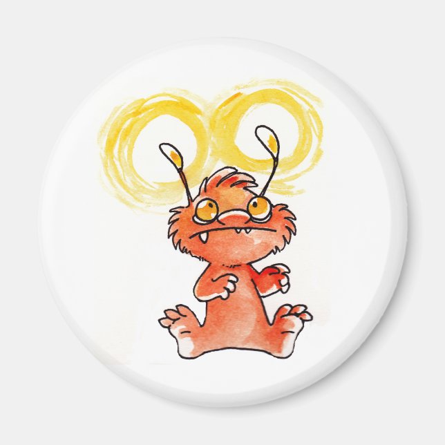 Imã Magneta de monstro brilhante (Frente)