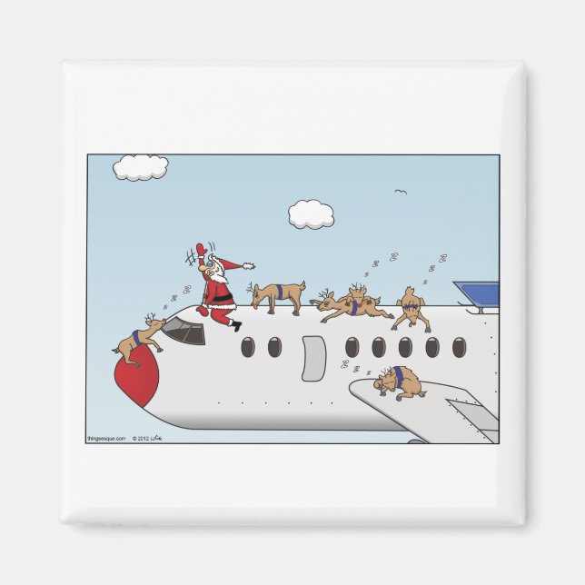 Imã Magneta de Natal Autopiloto (Frente)