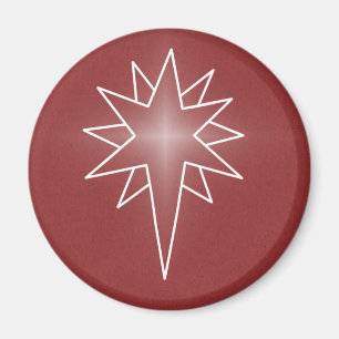 Imã Magneta de Natal da Estrela norte, Vermelho