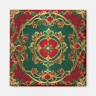Imã Magneta de Natal decorativa Red Green