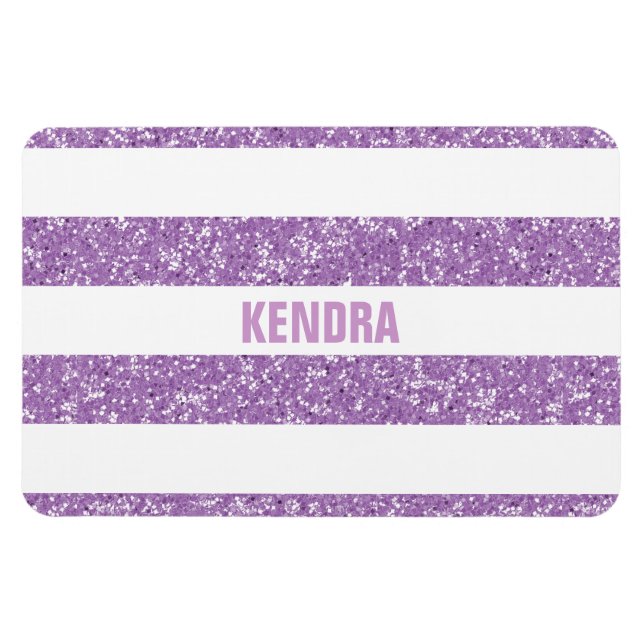 Ímã Magneta de Olhar com Glitter Espalhado Premium (Horizontal)