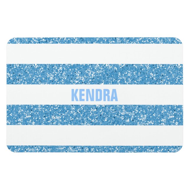 Ímã Magneta de Olhar com Glitter Espalhado Premium (Horizontal)