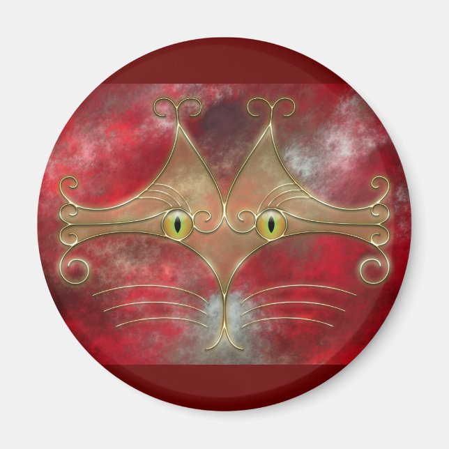 Imã Magneta de olhos de gato (Frente)