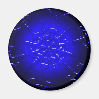 Imã Magneta de ornamento Azul