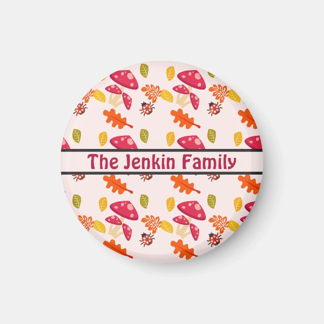 Imã Magneta de outono personalizada (Frente)