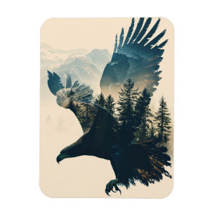 Ímã Magneta de Paisagem de Cavalos Majestosos