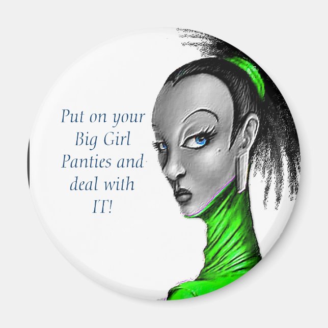 Imã Magneta de Panecas para Garotas (Frente)