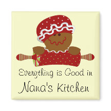 Magneta de pão de Gengibre para os feriados