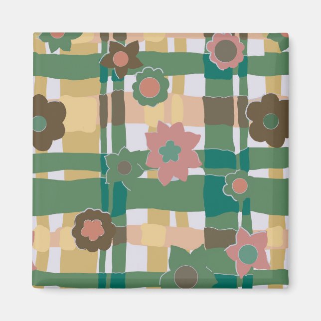 Imã Magneta de papel de parede dos anos 60 (Frente)