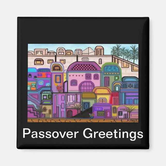 Imã Magneta de Passagem de Jerusalém (Frente)