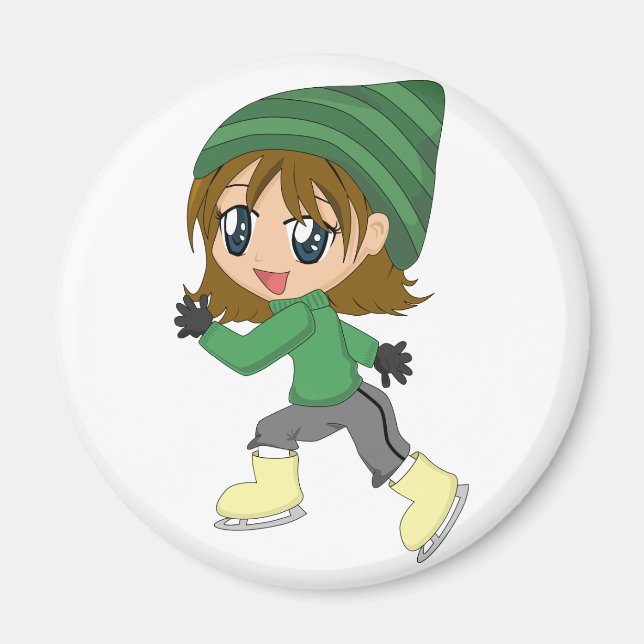 Imã Magneta de patinação de gelo (Frente)