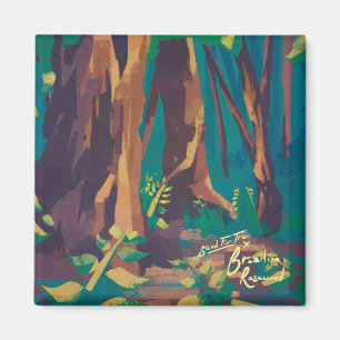 Imã Magneta de pau-rosa brasileira