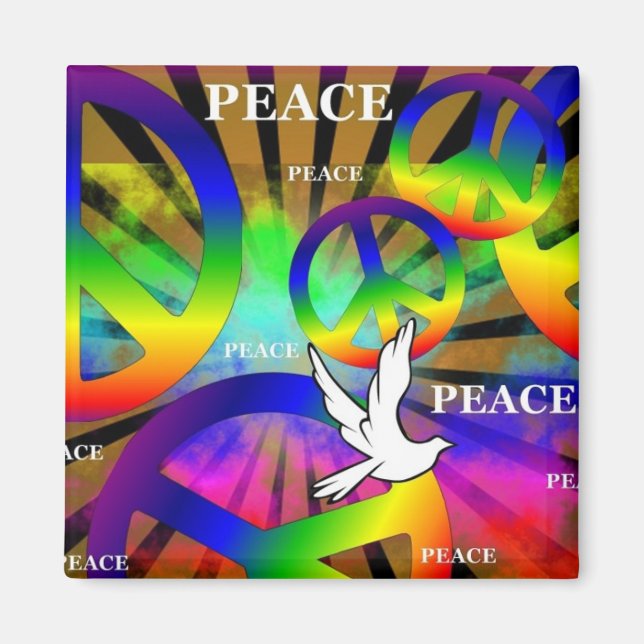 Imã Magneta de paz (Frente)