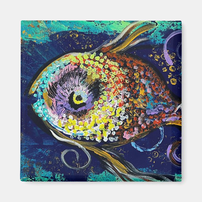 Imã Magneta de peixe (Frente)