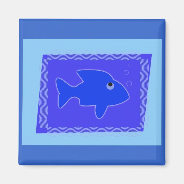 Imã Magneta de peixe (Frente)