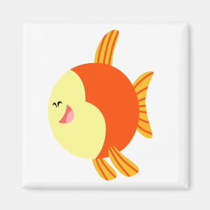 Imã Magneta de Peixe de Cartoon de Corte