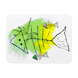 Ímã Magneta de Peixe Primitivo