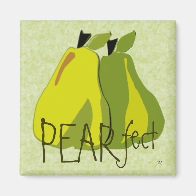 Imã Magneta de Peras PEARfect (Frente)