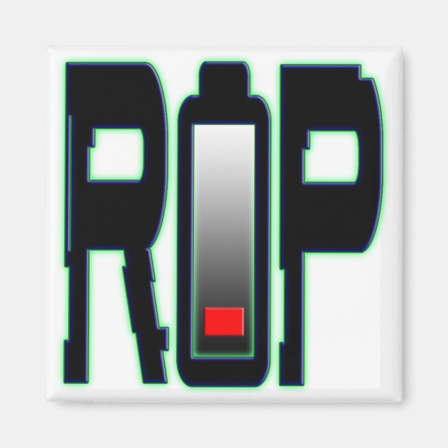 Imã Magneta de pilha RIP (Frente)