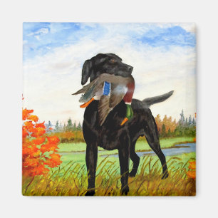 Imã Magneta de pintura de cães de caça