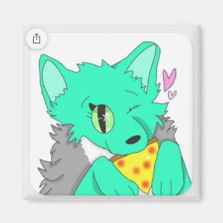 Imã Magneta de pizza de apphire