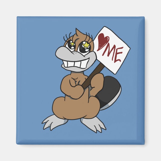Imã Magneta de Platypi Heart-Me (Frente)