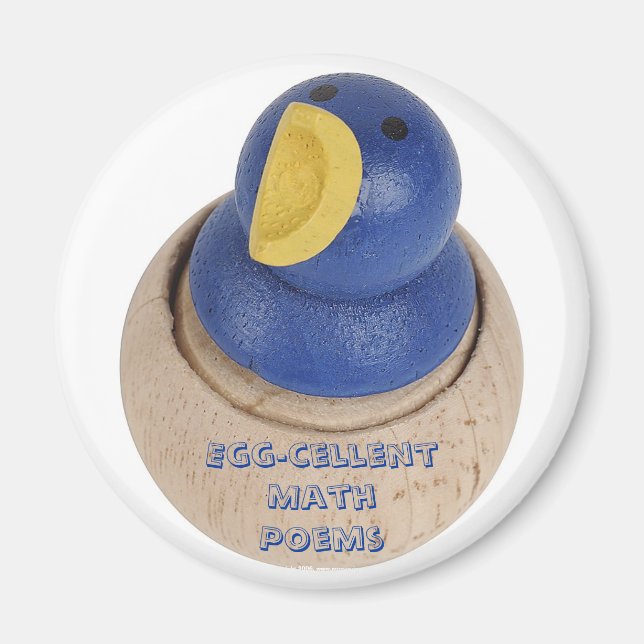 Imã Magneta de Poemas Matemáticos Celestiais (Frente)