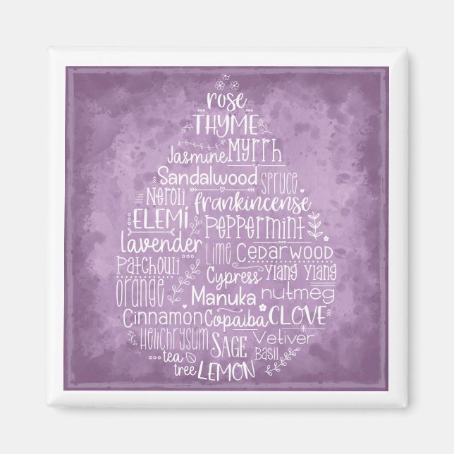 Imã Magneta de queda de óleo essencial (Frente)