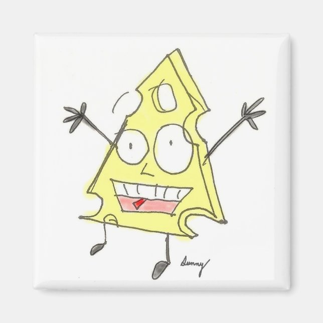 Imã Magneta de queijo (Frente)