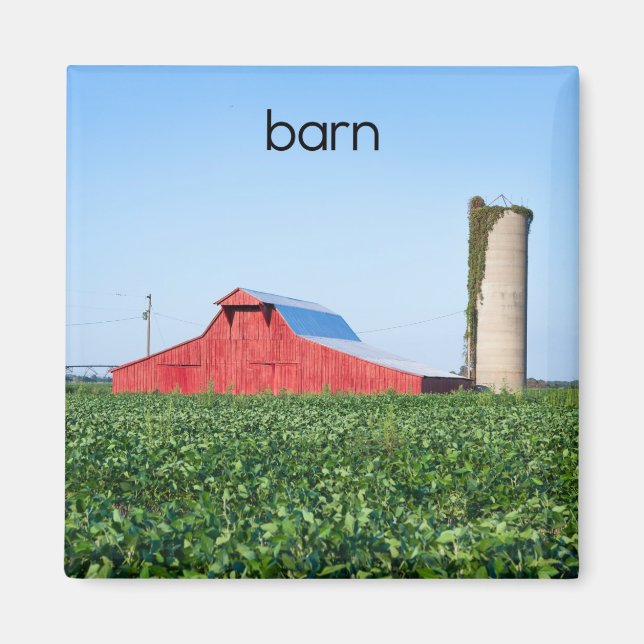 Imã Magneta de Refrigerador de Barn (Frente)