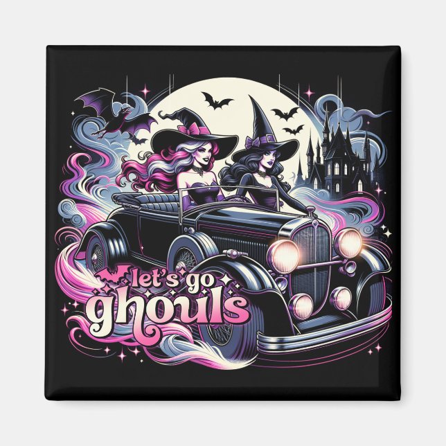 Imã Magneta de Refrigerador de Ghouers de vamos Go (Frente)