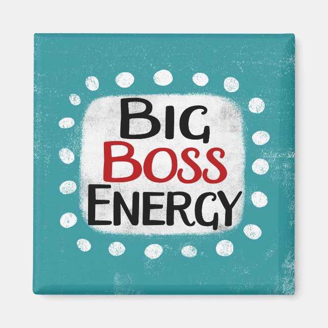 Imã Magneta de Refrigerador Energético Big Boss (Frente)