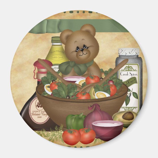 Imã Magneta de salada doce (Frente)