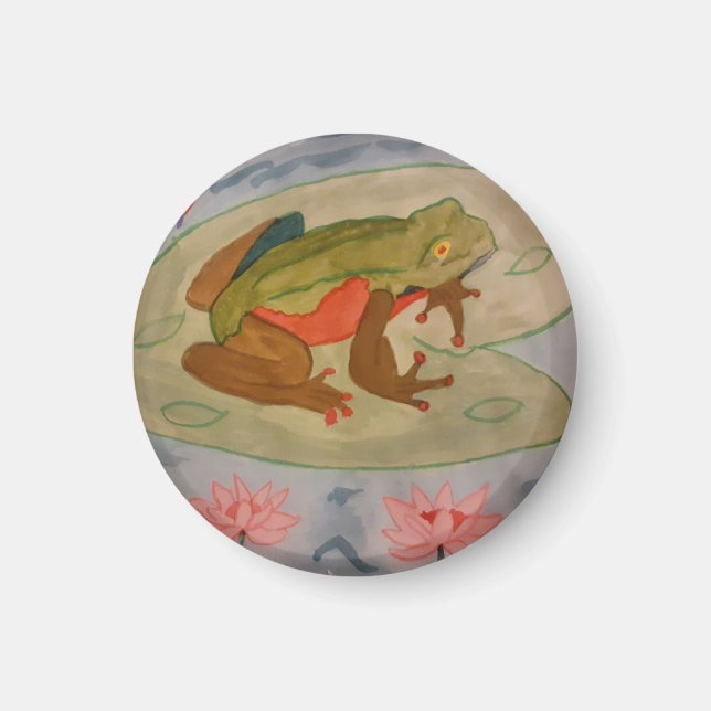 Imã Magneta de Sapo de Verão (Frente)