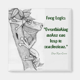 Imã Magneta de Sapo divertida "LÓGICA do SAPO"