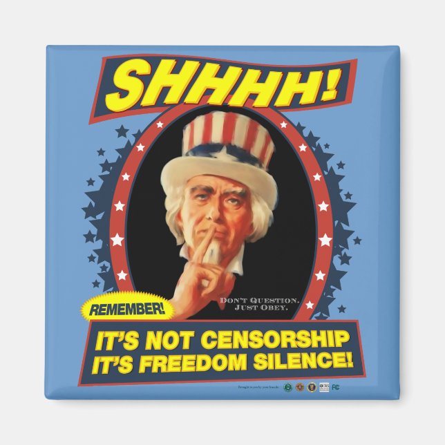 Imã Magneta de silêncio em liberdade (Frente)