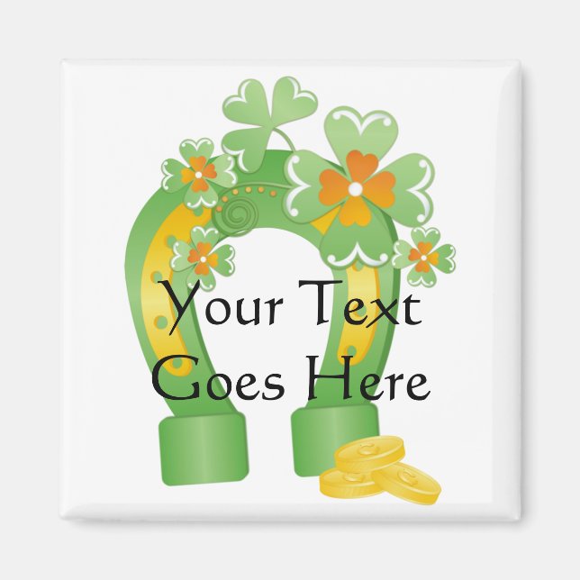 Imã Magneta de solução de sorte personalizável (Frente)