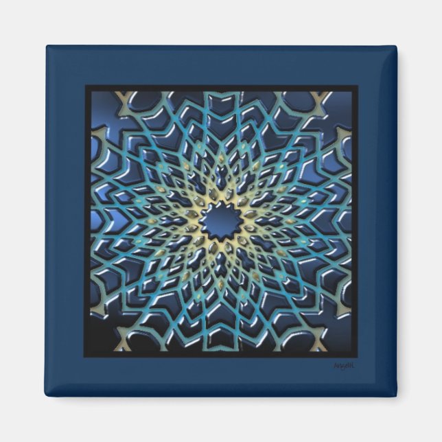 Imã Magneta de soquete - Marinho azul (Frente)