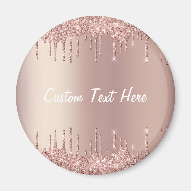 Imã Magneta de Texto Personalizada para Drives de Lent (Frente)