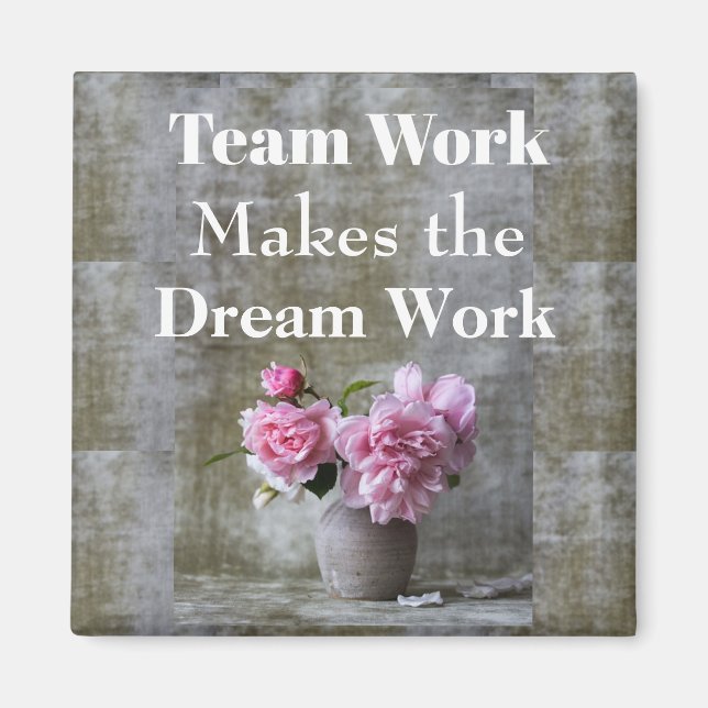 Imã Magneta de Trabalho da Equipe (Frente)