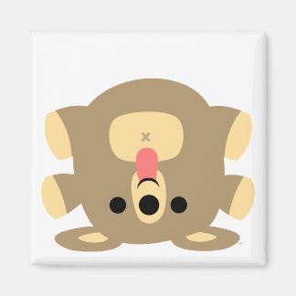 Imã Magneta de Urso de Cartoon Cuja Folha Cheija