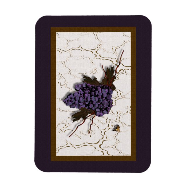Ímã Magneta de Uvas Grelha (Vertical)