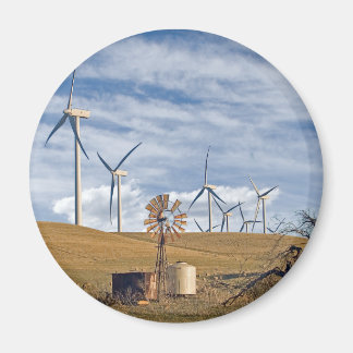 Imã Magneta de vento azul