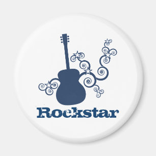 Imã Magneta de violão Rockstar, Royal Blue