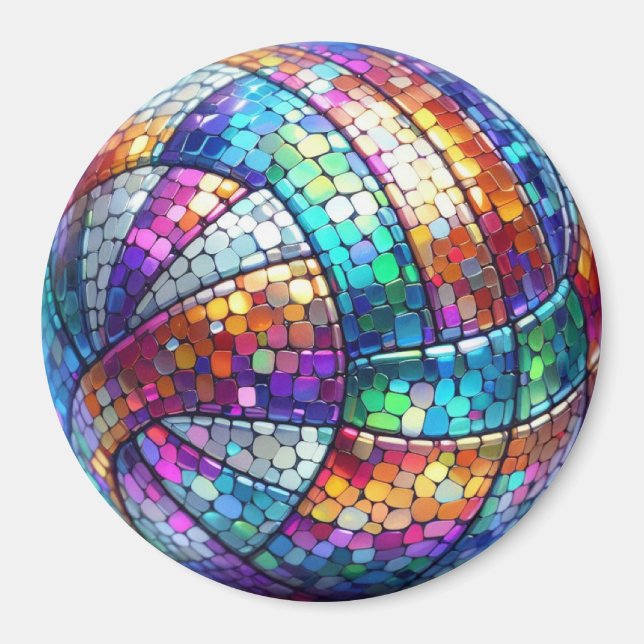 Imã Magneta de Voleibol Disco (Frente)