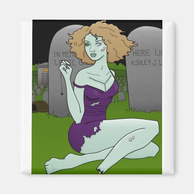 Imã magneta de zombie (Frente)