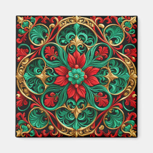 Imã Magneta decorativa de Natal verde