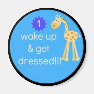 Imã magneta diária do gráfico de rotina!!!