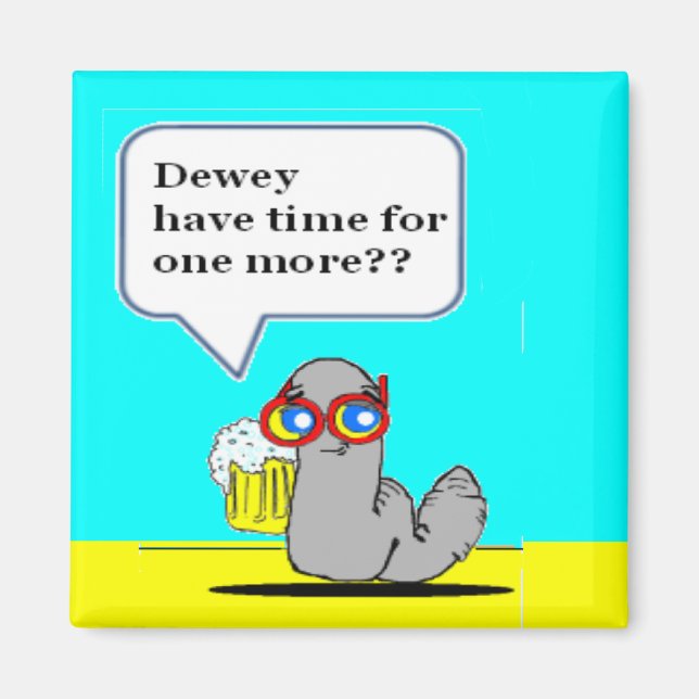 Imã Magneta do Bookworm (Frente)