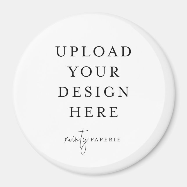 Imã Magneta do botão 3" grande redonda (Frente)